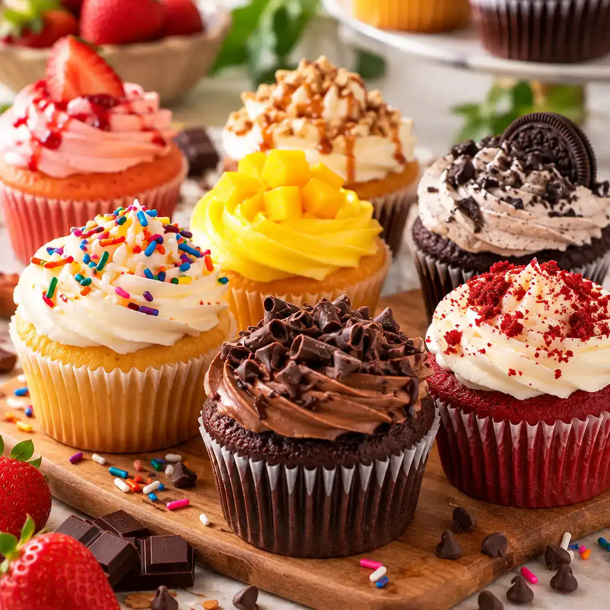 CupCake — Indulge in our perfectly moist cupcake, crowned with a swirl of velvety at Apna Bazar - Eatery